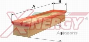 AP XENERGY X1591344 - Воздушный фильтр, двигатель autospares.lv