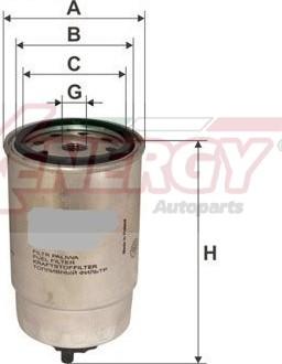 AP XENERGY X1598451 - Топливный фильтр autospares.lv