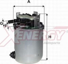 AP XENERGY X1598579 - Топливный фильтр autospares.lv