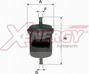 AP XENERGY X159830 - Топливный фильтр autospares.lv