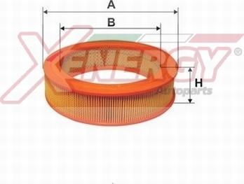 AP XENERGY X159291 - Воздушный фильтр, двигатель autospares.lv