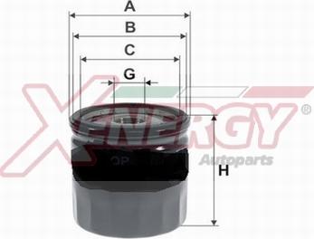 AP XENERGY X1541500 - Масляный фильтр autospares.lv