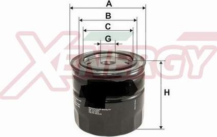 AP XENERGY X155105 - Масляный фильтр autospares.lv