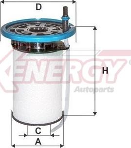 AP XENERGY X1510636 - Топливный фильтр autospares.lv