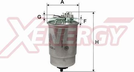 AP XENERGY X1510142 - Топливный фильтр autospares.lv