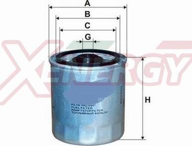 AP XENERGY X1510116 - Топливный фильтр autospares.lv