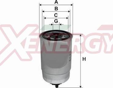 AP XENERGY X1510493 - Топливный фильтр autospares.lv