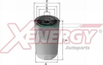 AP XENERGY X1510800 - Масляный фильтр autospares.lv