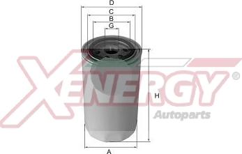AP XENERGY X1510801 - Масляный фильтр autospares.lv