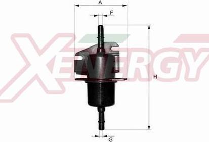 AP XENERGY X1510239 - Топливный фильтр autospares.lv