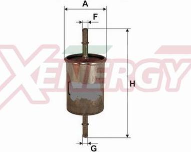 AP XENERGY X1510225 - Топливный фильтр autospares.lv