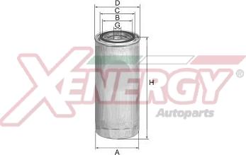 AP XENERGY X1535200 - Топливный фильтр autospares.lv