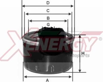 AP XENERGY X1537500 - Масляный фильтр autospares.lv