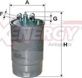 AP XENERGY X1524606 - Топливный фильтр autospares.lv