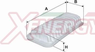 AP XENERGY X1521874 - Воздушный фильтр, двигатель autospares.lv