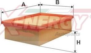 AP XENERGY X1521754 - Воздушный фильтр, двигатель autospares.lv