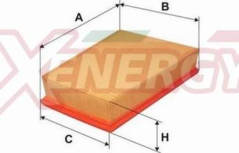 AP XENERGY X1521840 - Воздушный фильтр, двигатель autospares.lv