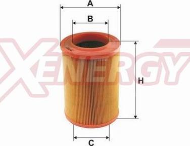 AP XENERGY X1523714 - Воздушный фильтр, двигатель autospares.lv