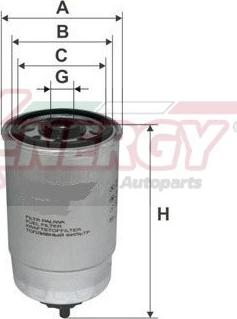 AutomotiveAdriado GLFF0294 - Топливный фильтр autospares.lv