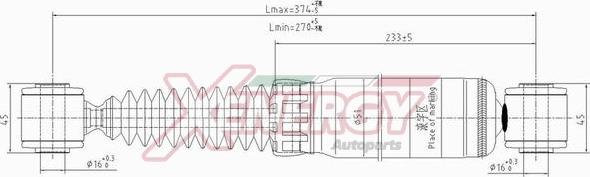 AP XENERGY X102341 - Амортизатор autospares.lv