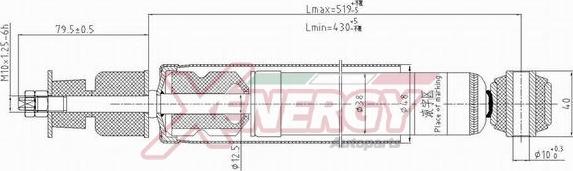 AP XENERGY X183553 - Амортизатор autospares.lv