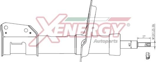 AP XENERGY X848324 - Амортизатор autospares.lv