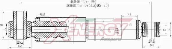 AP XENERGY X804551 - Амортизатор autospares.lv