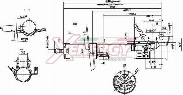 AP XENERGY X8042334 - Амортизатор autospares.lv