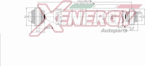 AP XENERGY X8001343 - Амортизатор autospares.lv