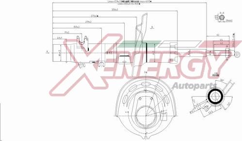 AP XENERGY X8003333 - Амортизатор autospares.lv