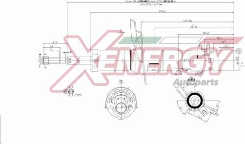 AP XENERGY X8014333 - Амортизатор autospares.lv