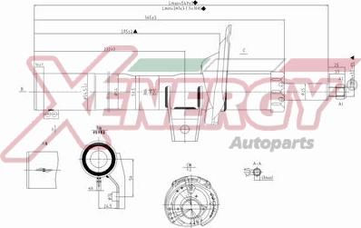 AP XENERGY X8015335 - Амортизатор autospares.lv