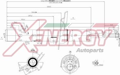 AP XENERGY X8015333 - Амортизатор autospares.lv