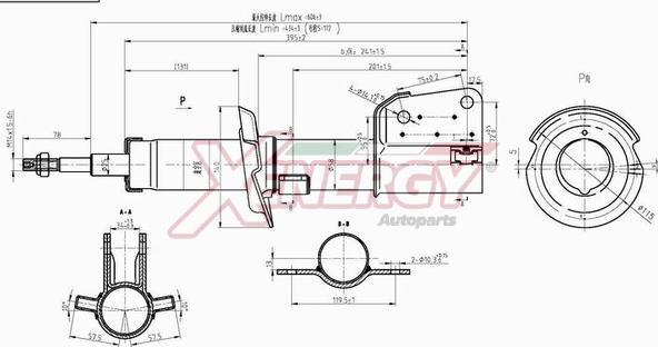 AP XENERGY X803335 - Амортизатор autospares.lv