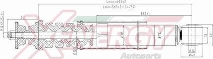 AP XENERGY X807343 - Амортизатор autospares.lv