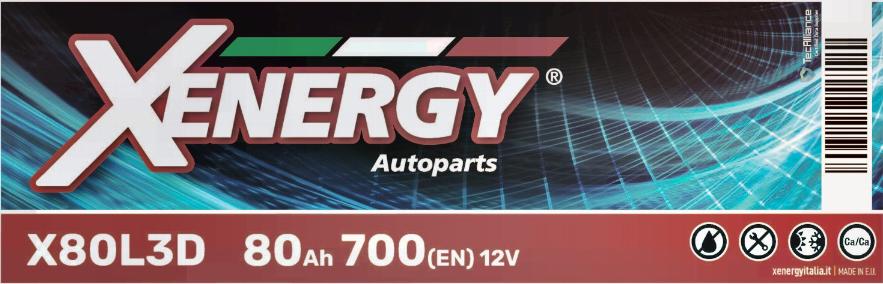 AP XENERGY X80L3D - Стартерная аккумуляторная батарея, АКБ autospares.lv