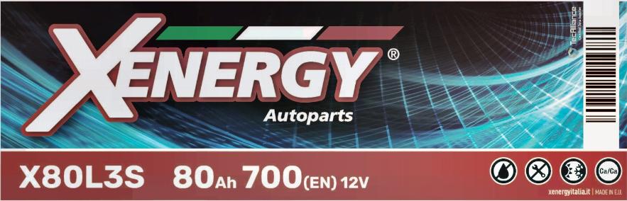 AP XENERGY X80L3S - Стартерная аккумуляторная батарея, АКБ autospares.lv