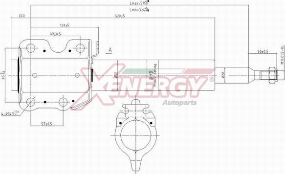 AP XENERGY X810335 - Амортизатор autospares.lv