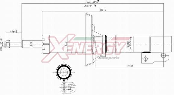 AP XENERGY X818633 - Амортизатор autospares.lv