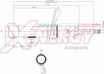 AP XENERGY X839333 - Амортизатор autospares.lv