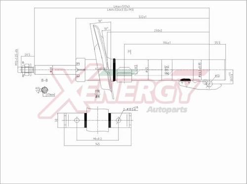 AP XENERGY X831334 - Амортизатор autospares.lv