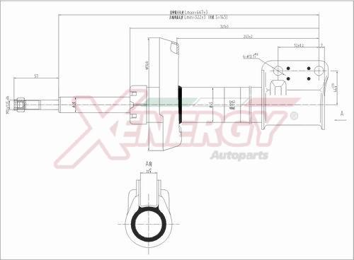 AP XENERGY X831333 - Амортизатор autospares.lv