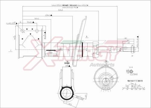 AP XENERGY X829339 - Амортизатор autospares.lv