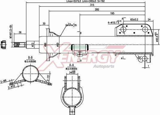 AP XENERGY X821334 - Амортизатор autospares.lv