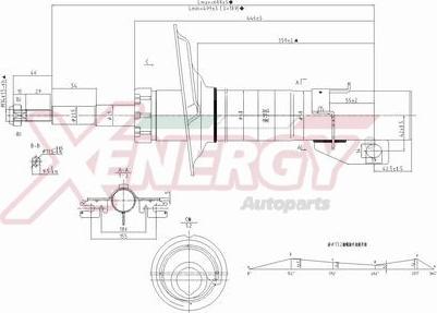 AP XENERGY X827335 - Амортизатор autospares.lv