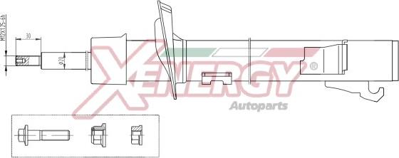 AP XENERGY X399333 - Амортизатор autospares.lv