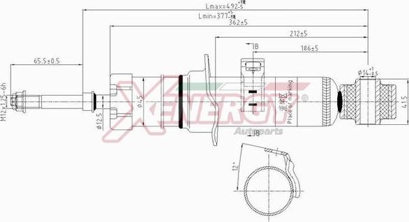 AP XENERGY X365341 - Амортизатор autospares.lv