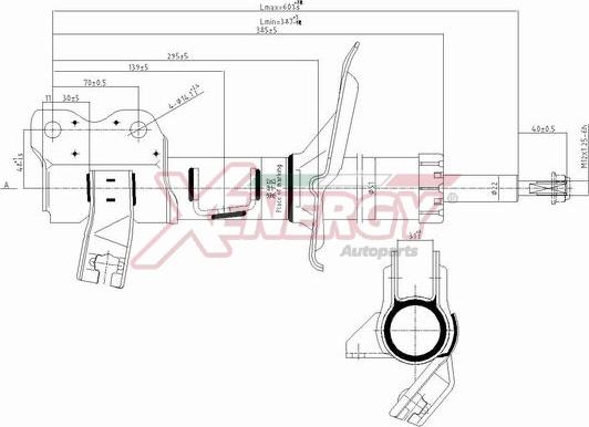 AP XENERGY X362334 - Амортизатор autospares.lv