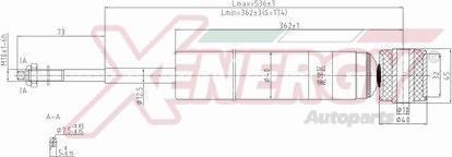 AP XENERGY X309343 - Амортизатор autospares.lv