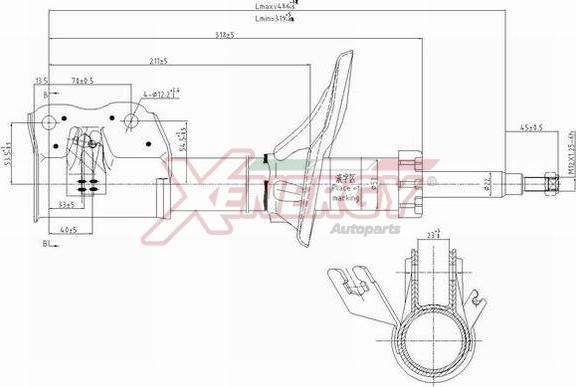 AP XENERGY X309334 - Амортизатор autospares.lv